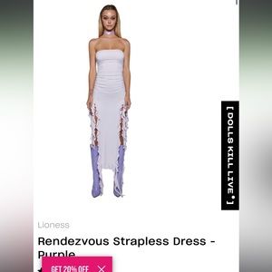 Lioness - Lilac Dress - XL - Like New